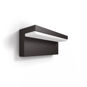Aplique Bustan LED 1×3,8W 4000K Ultra Eficiente Antracita IP44 – Philips