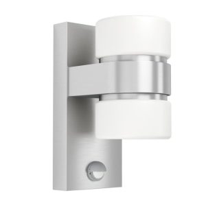 Aplique de Pared LED ATOLLARI para Exterior con Sensor 3000K IP44 – Eglo - Image 1