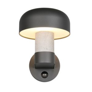 Aplique Exterior FRASER con Sensor Imitación Cemento E27 10W IP54 - TRIO Lighting - Imagen 2