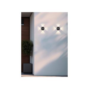 Aplique Exterior LED AVISIO 2W 4 Luces 250lm 3000K IP54 Negro - TRIO Lighting - Image 2