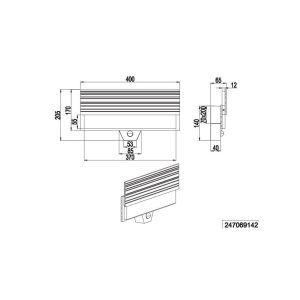 Aplique exterior LED MARIZA con Sensor 10W 1100lm 3000K IP44 - TRIO Lighting - Imagen 5
