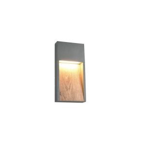 Aplique exterior LED SALMON 11W 1200lm 3000K IP44 Efecto Madera - TRIO Lighting - Image 1