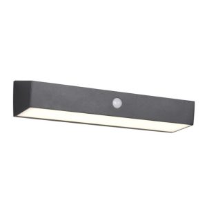 Aplique exterior Solar LED SILVES 6W 700lm 4000K IP44 Negro con Sensor - TRIO Lighting - Image 1