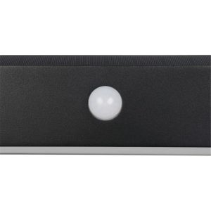 Aplique exterior Solar LED SILVES 6W 700lm 4000K IP44 Negro con Sensor - TRIO Lighting - Image 5