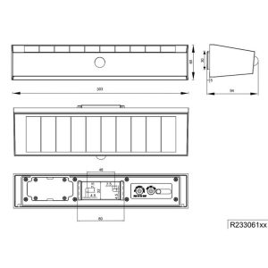 Aplique exterior Solar LED SILVES 6W 700lm 4000K IP44 Negro con Sensor - TRIO Lighting - Image 6