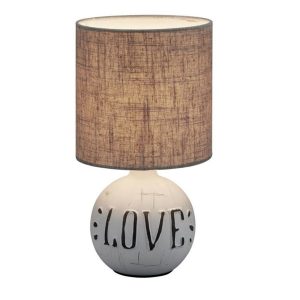 Lámpara de Sobremesa ESNA Rústica LOVE E14 IP20 - TRIO Lighting