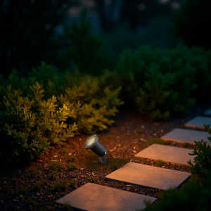 Pincho Puled LED 1×5W con Bombilla Negro IP44 – Philips - Image 5