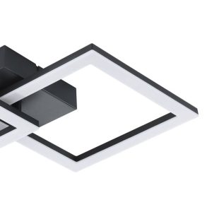 Plafón LED PALMAVES-E Negro Luz Neutra 4000K 2940 Lúmenes IP20 – Eglo - Image 2