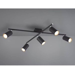 Regleta MARLEY 5 Focos Negro Orientables - TRIO Lighting - Imagen 4