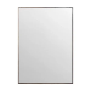 Espejo de Pared Decorativo 50 x 70 cm con Marco Efecto Madera Oscura - Campiluz