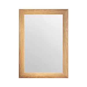 Espejo Decorativo Rectangular 40 x 60 cm con Marco de Madera Natural Clara - Campiluz